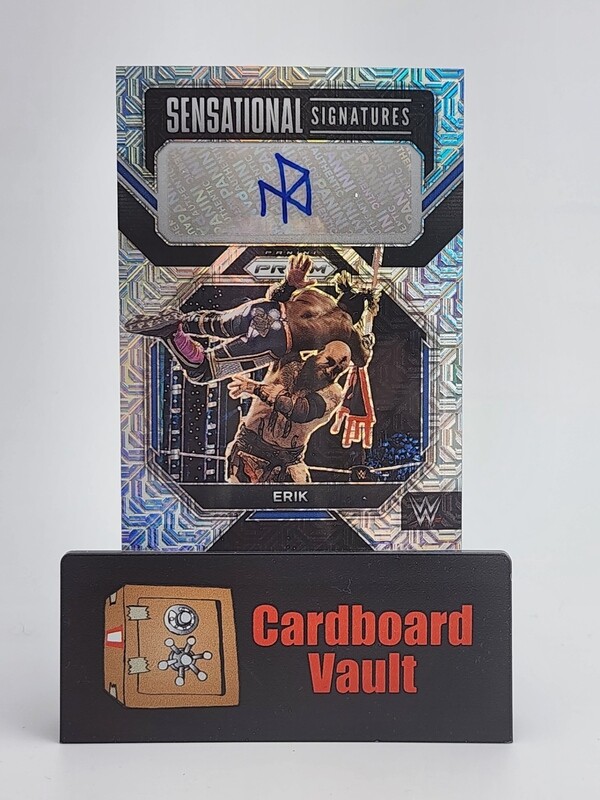 2023 Prizm WWE Erik Sensational Signatures #SN-ERK 04/25