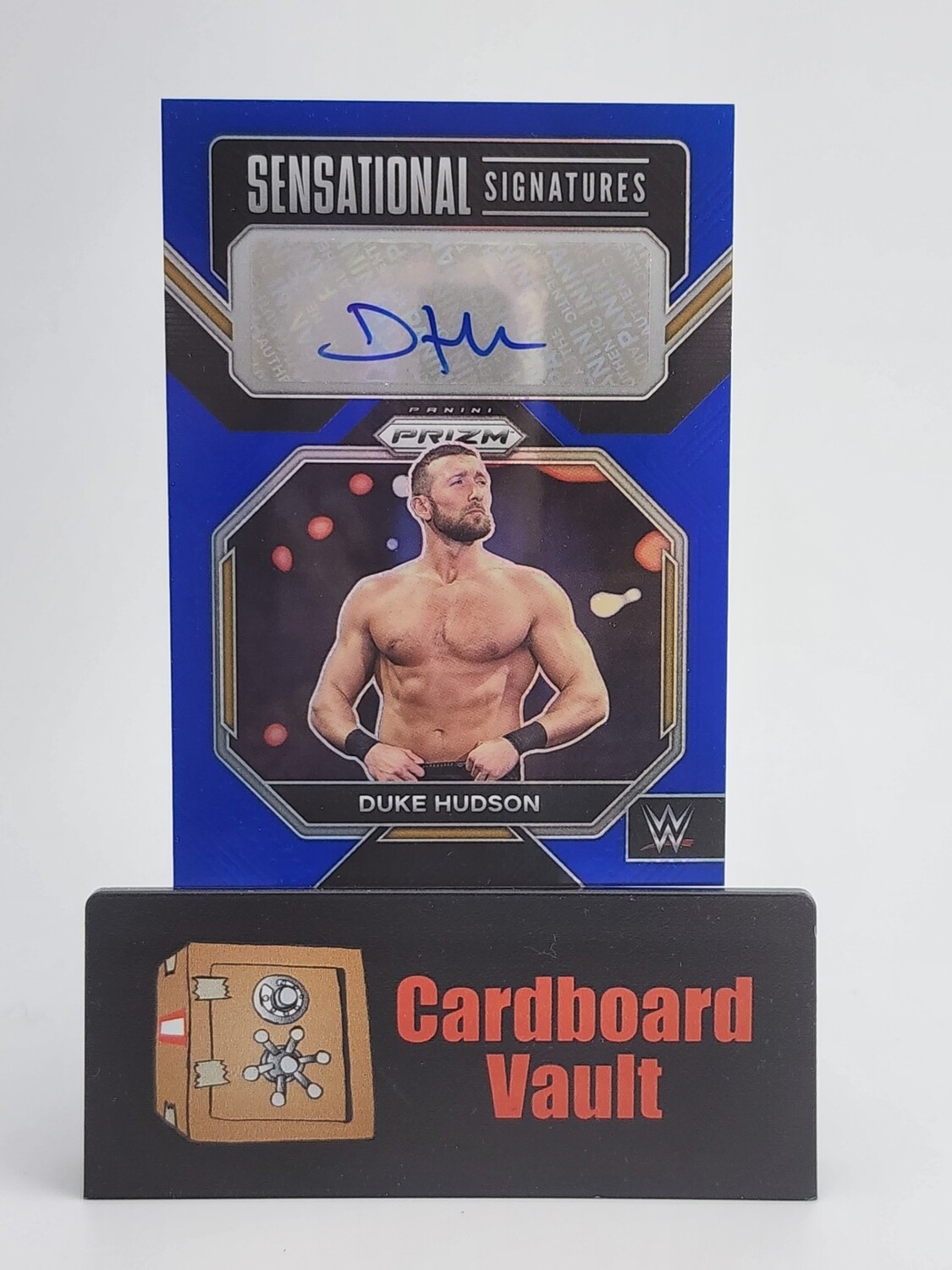 2023 Prizm WWE Duke Hudson Sensational Signatures #SN-DHS Blue 24/49