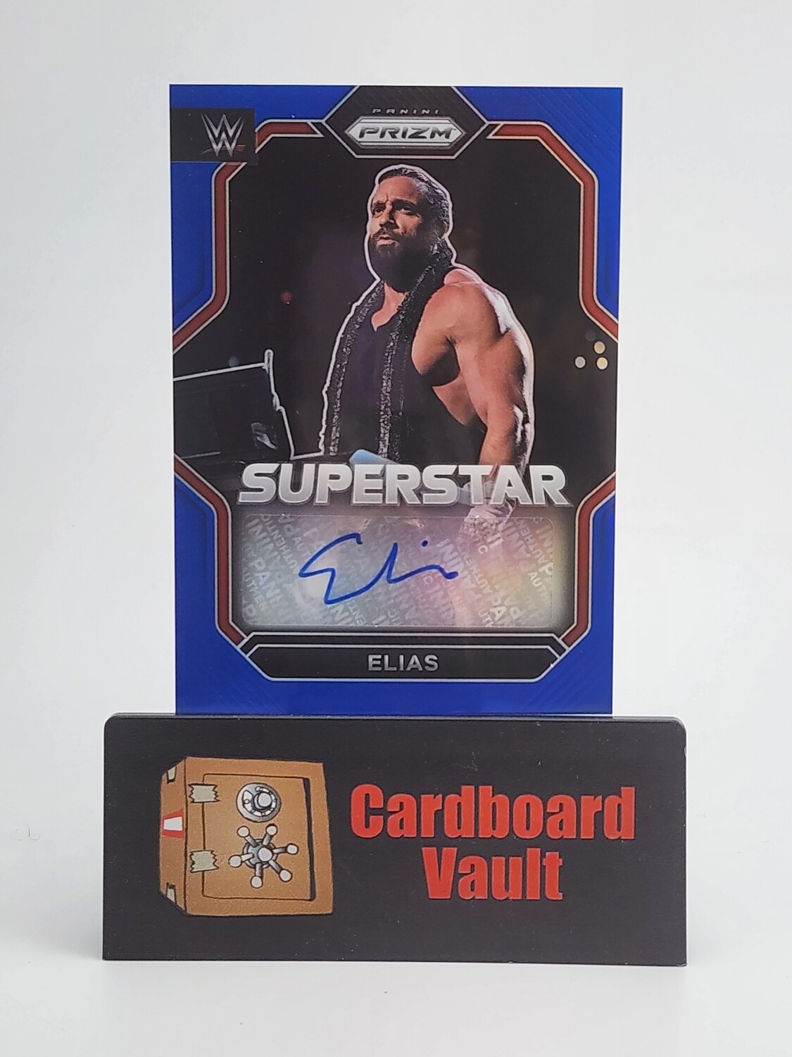 2023 Prizm WWE Elias Superstar Autograph #SA-ELS Blue 20/49