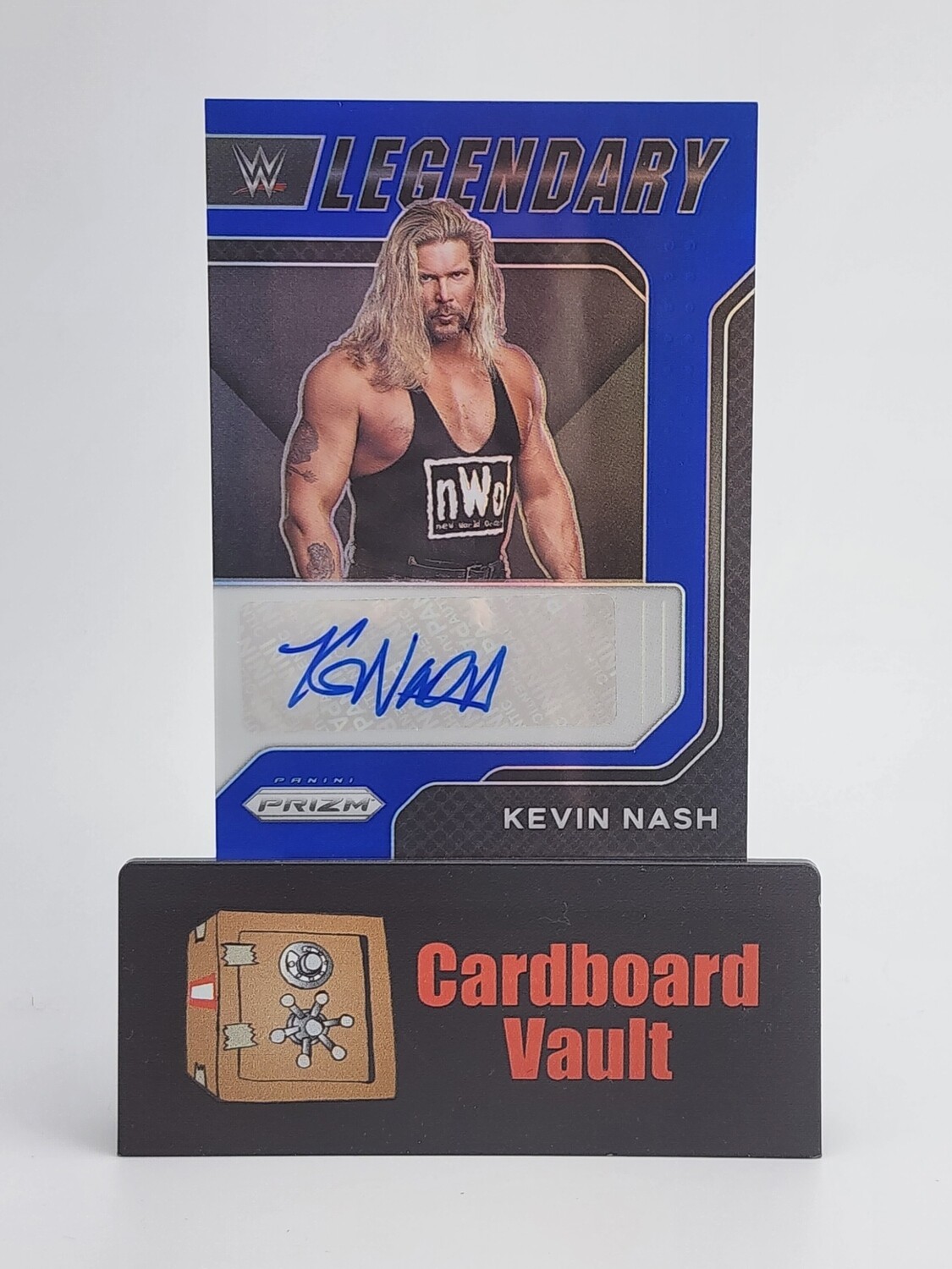 2023 Prizm WWE Kevin Nash Autograph Legendary #LS-KNS Blue 49/49