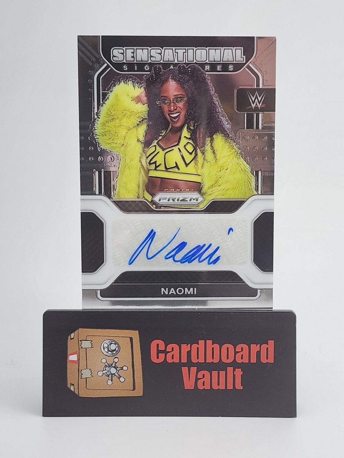 2023 Prizm WWE Naomi Sensational Signatures #SN-NOM