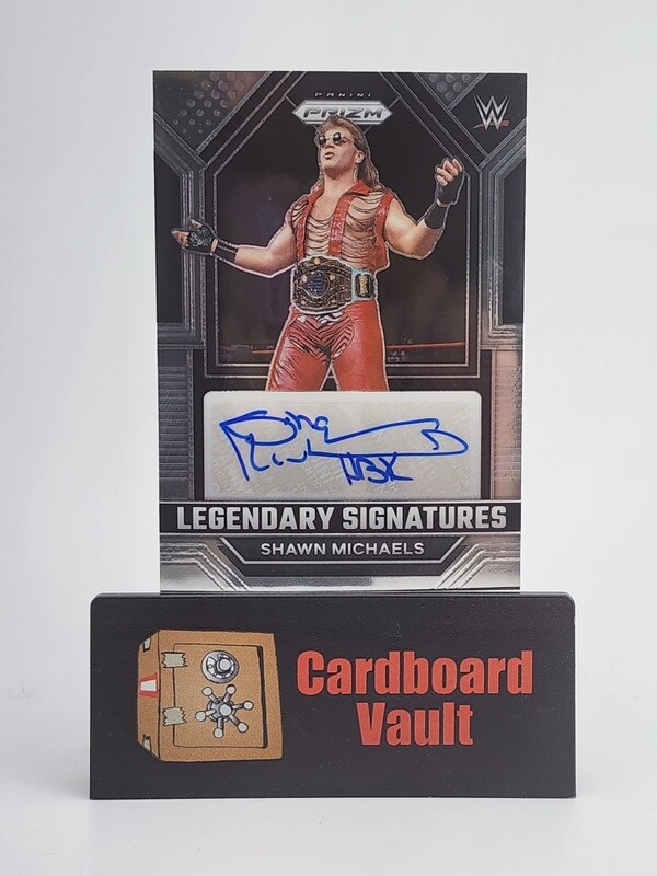 2023 Prizm WWE Shawn Michaels Legendary Signatures #LS-SML