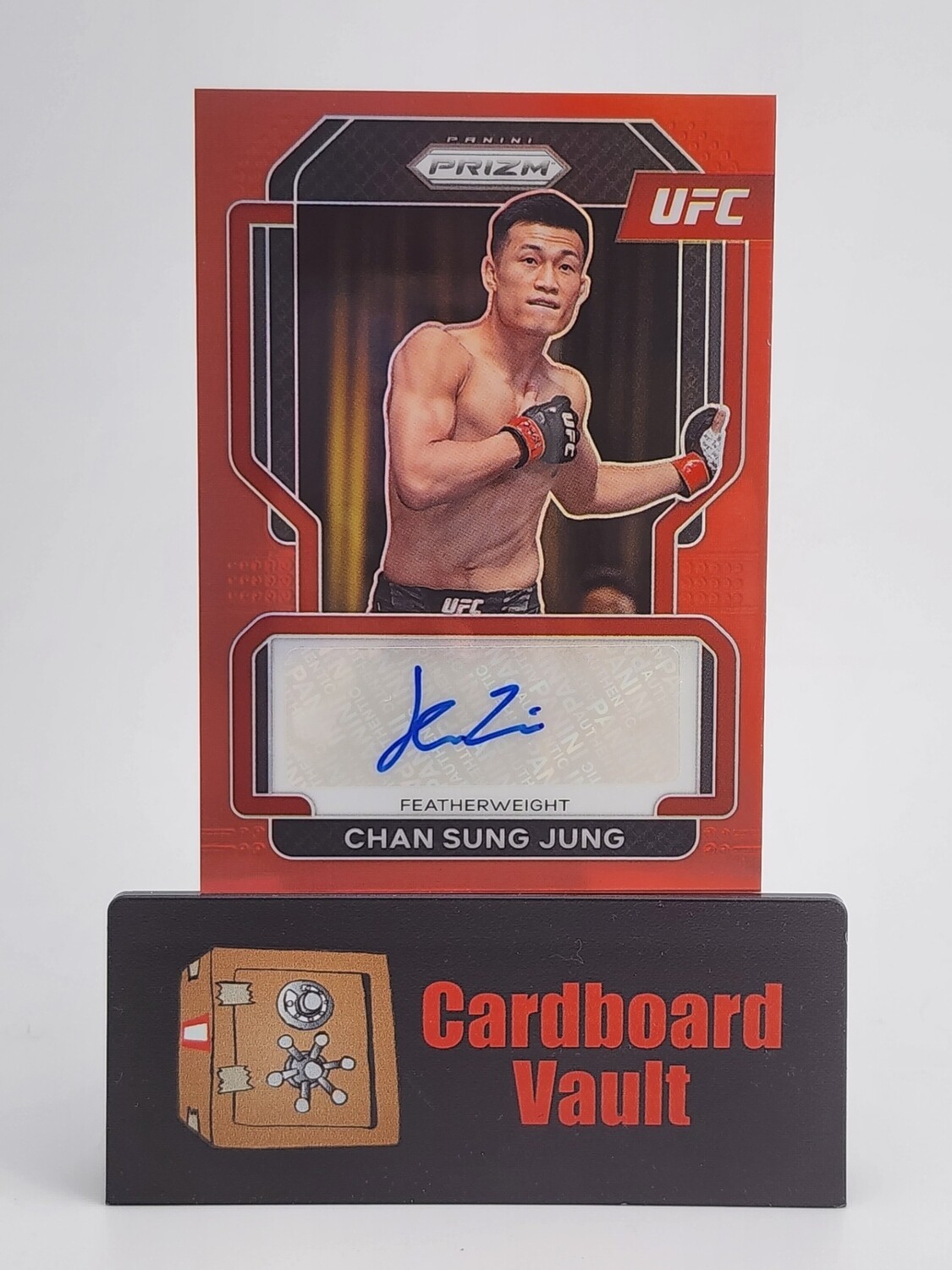 2022 Prizm Chan Sung Jung Autograph #SG-CSG Red Prizm 03/99