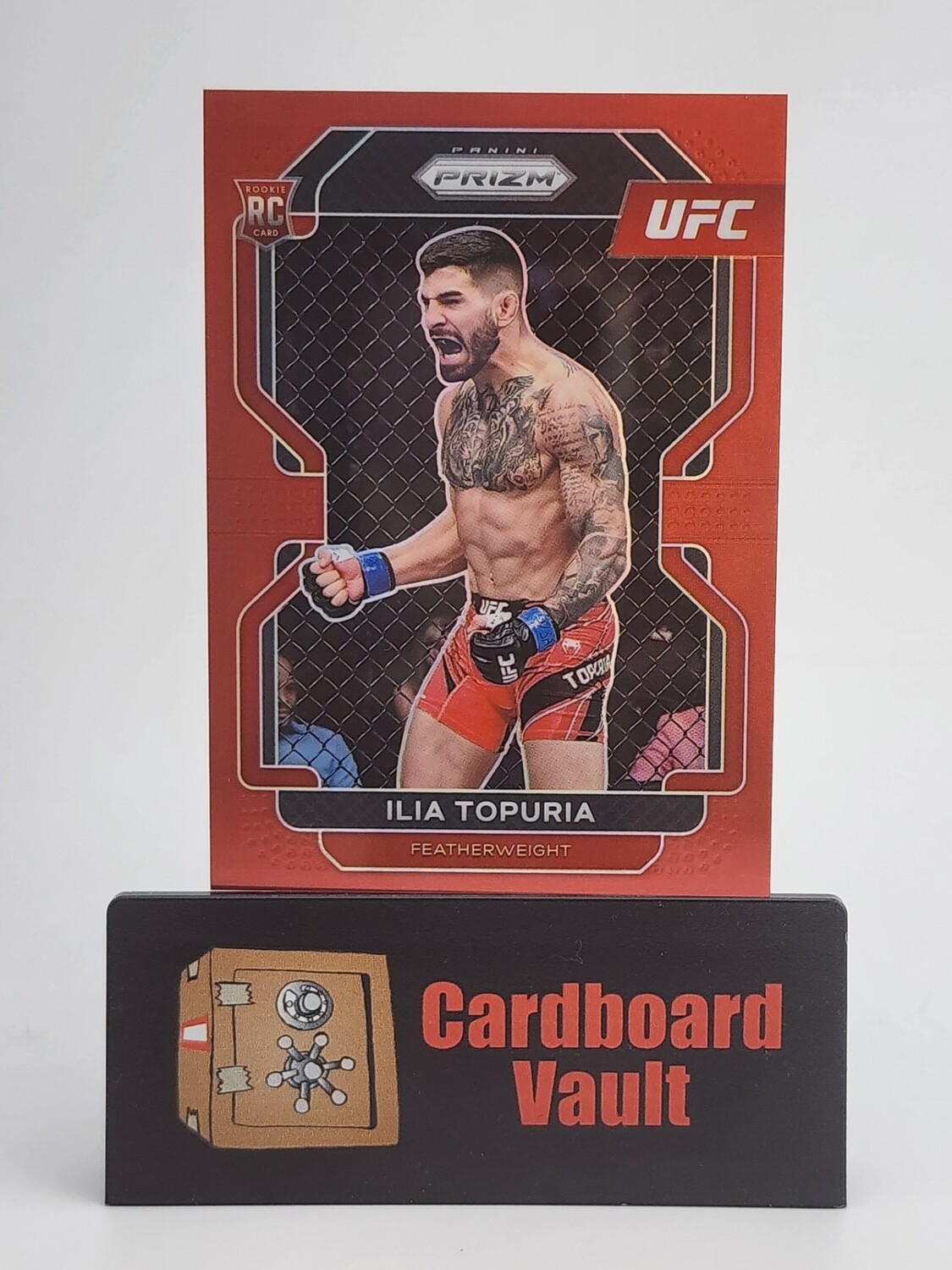 2022 Prizm Ilia Topuria #115 Red Prizm 026/299