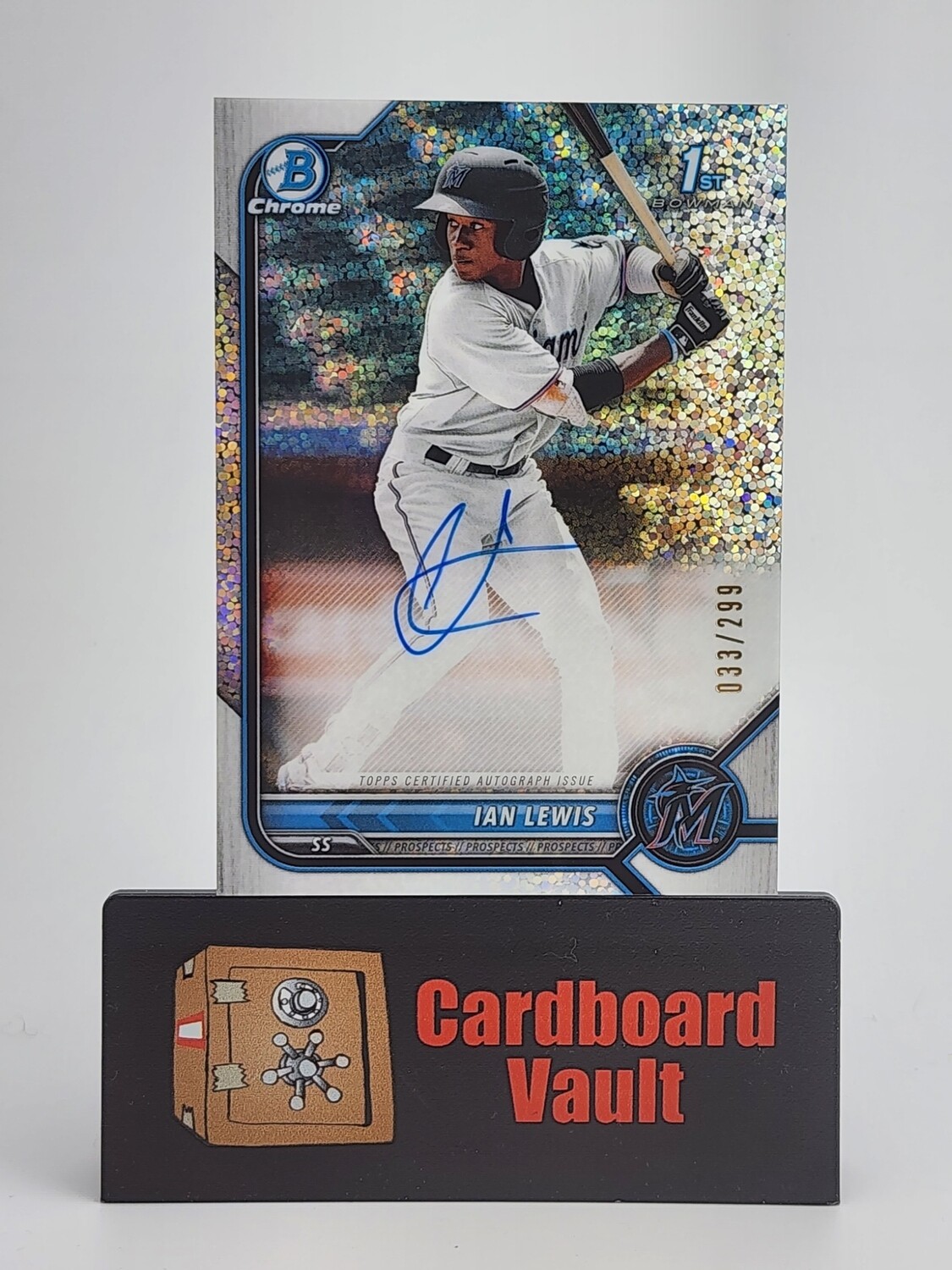 2022 Bowman Chrome 1st Ian Lewis Autograph #CPA-IL 033/299