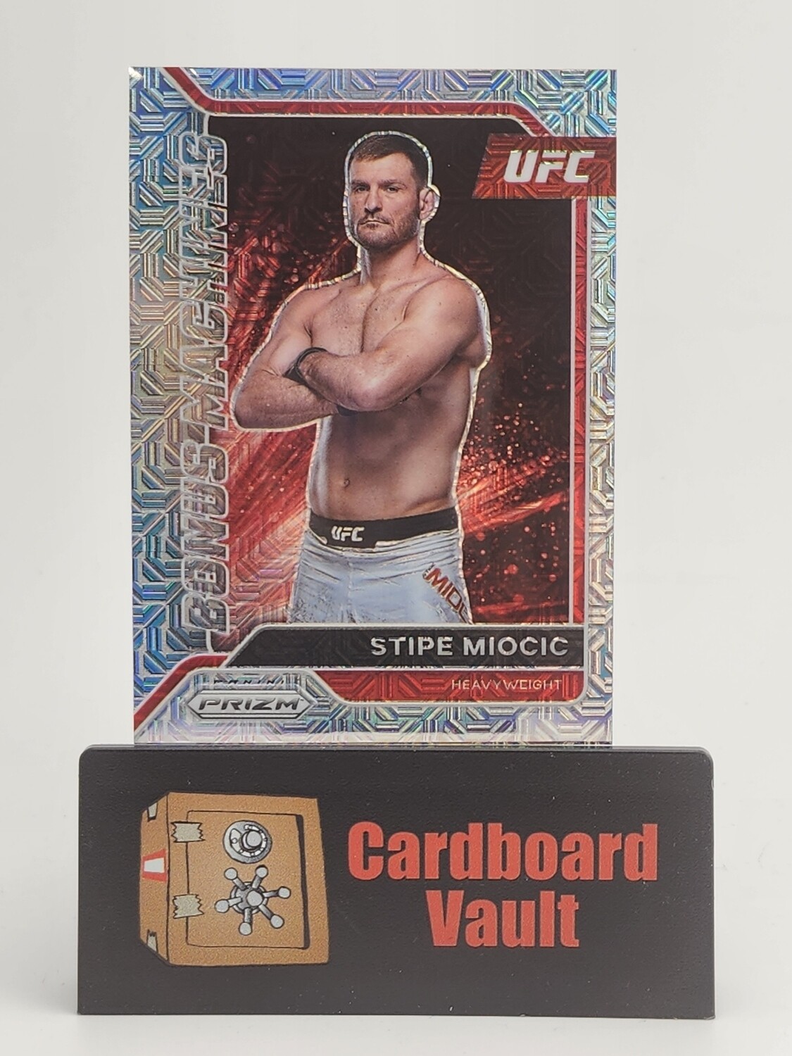 2022 Prizm Stipe Miocic Bonus Machines #21 Mojo Prizm 12/25