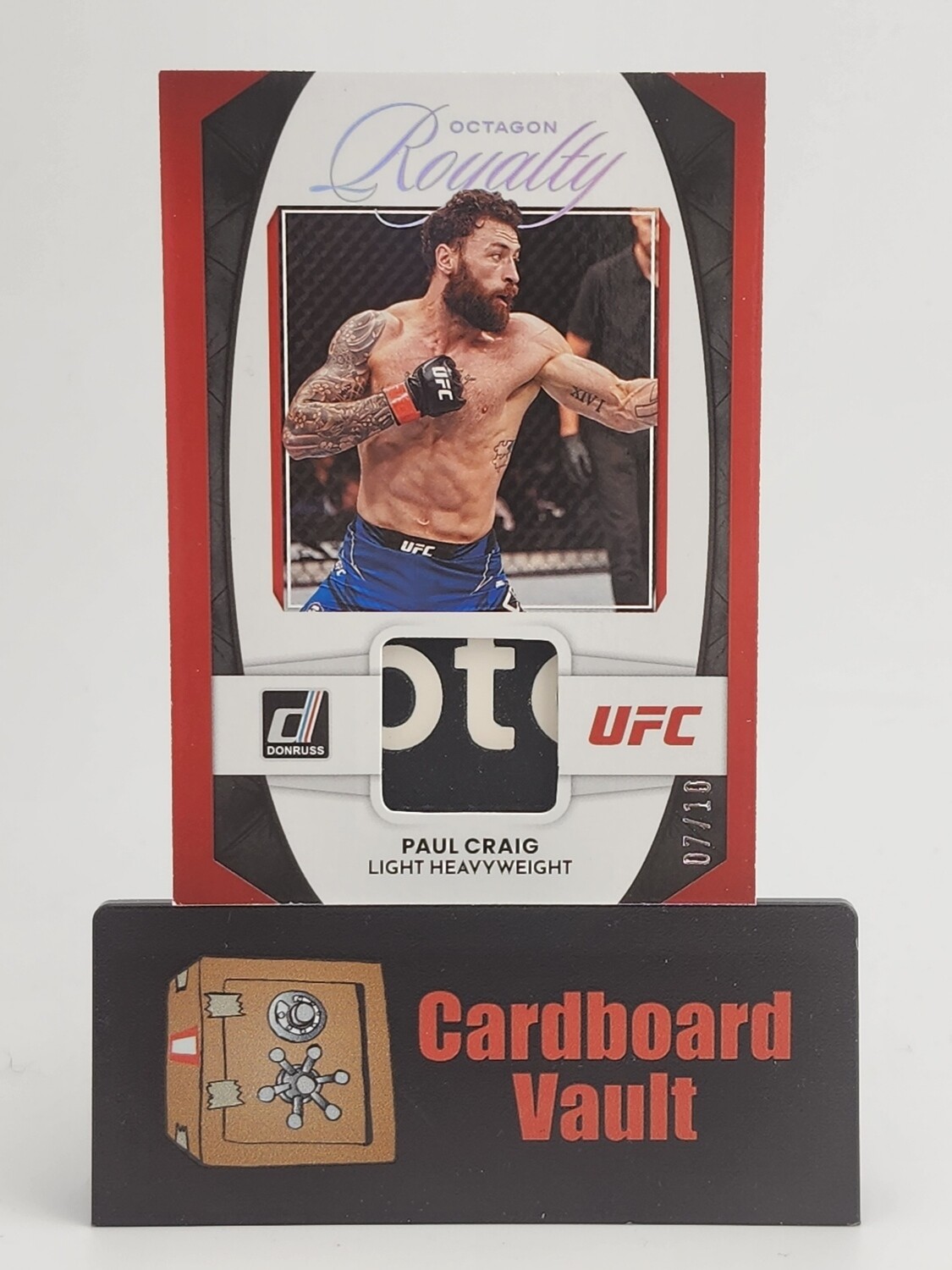 2023 Donruss UFC Prizm Paul Craig Octagon Royalty #OR-PCG 07/10