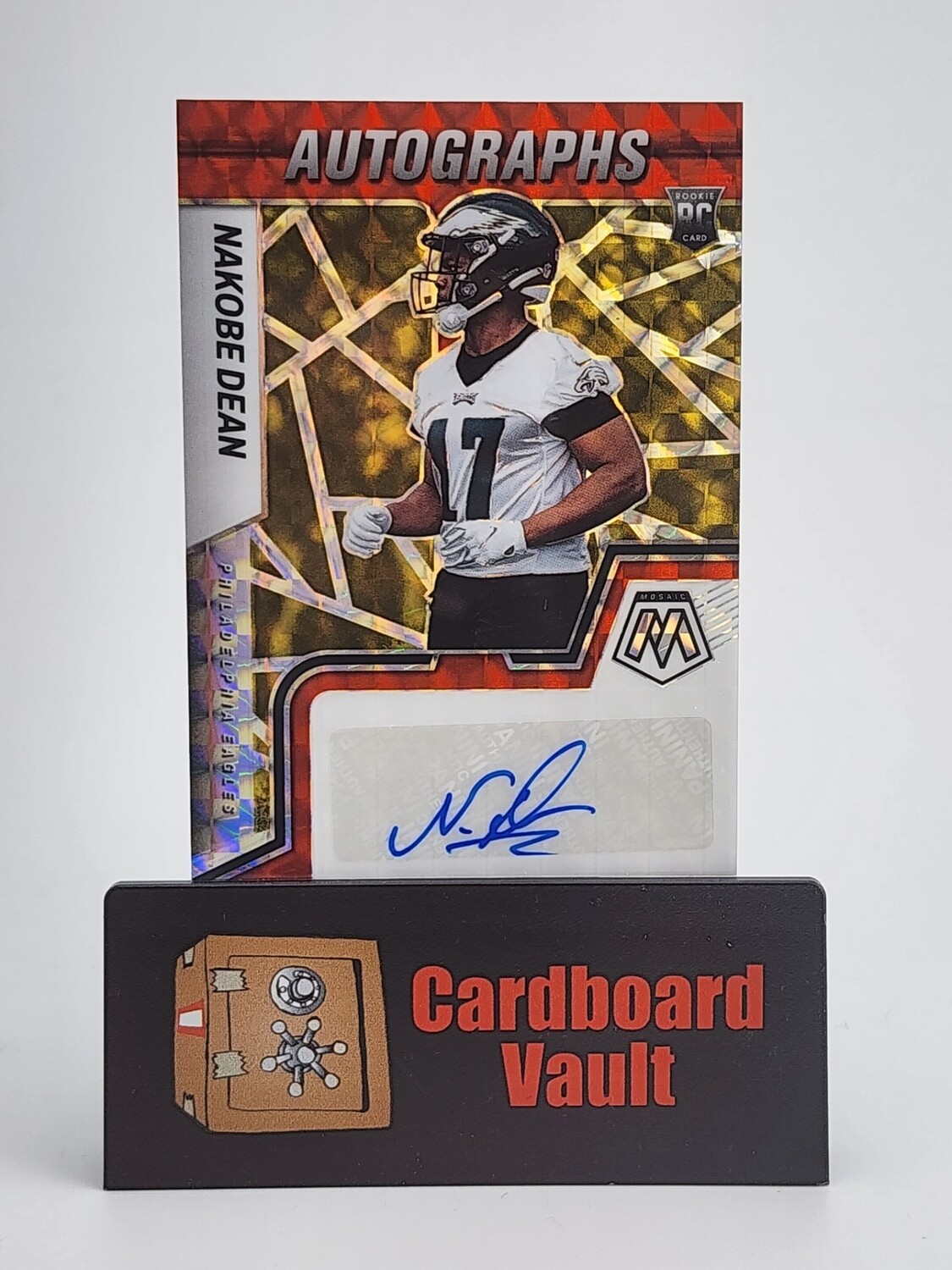 2022 Mosaic Autographs Nakobe Dean #RAM-ND