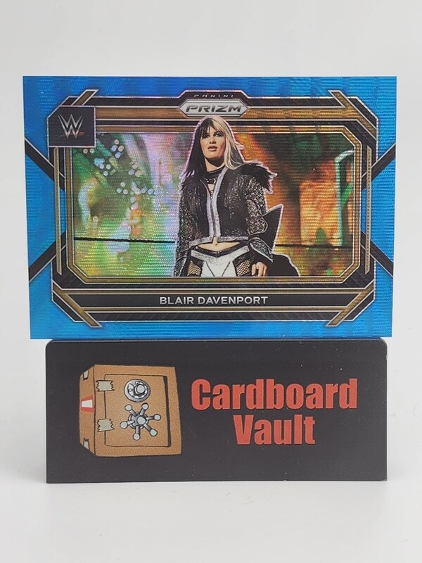 2023 Prizm WWE Blair Davenport #38 Blue Wave Prizm