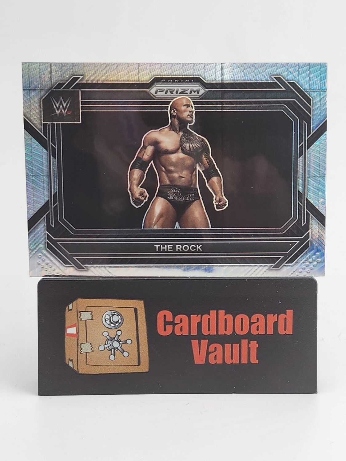 2023 Prizm WWE The Rock #41 Hyper Prizm