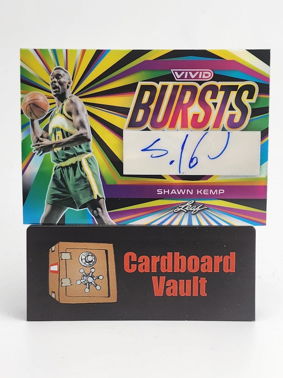 2023 Leaf Vivid Shawn Kemp Bursts Autograph #VB-SK1 3/25