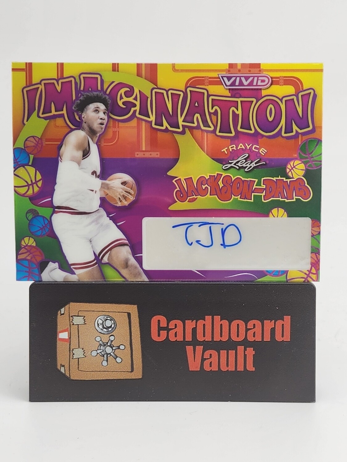 2023 Leaf Vivid Trayce Jackson Davis Imagination Autograph #VI-TJD 2/10