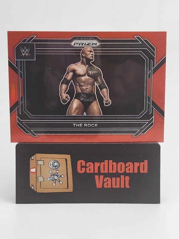 2023 Prizm WWE The Rock #41 Red 281/299