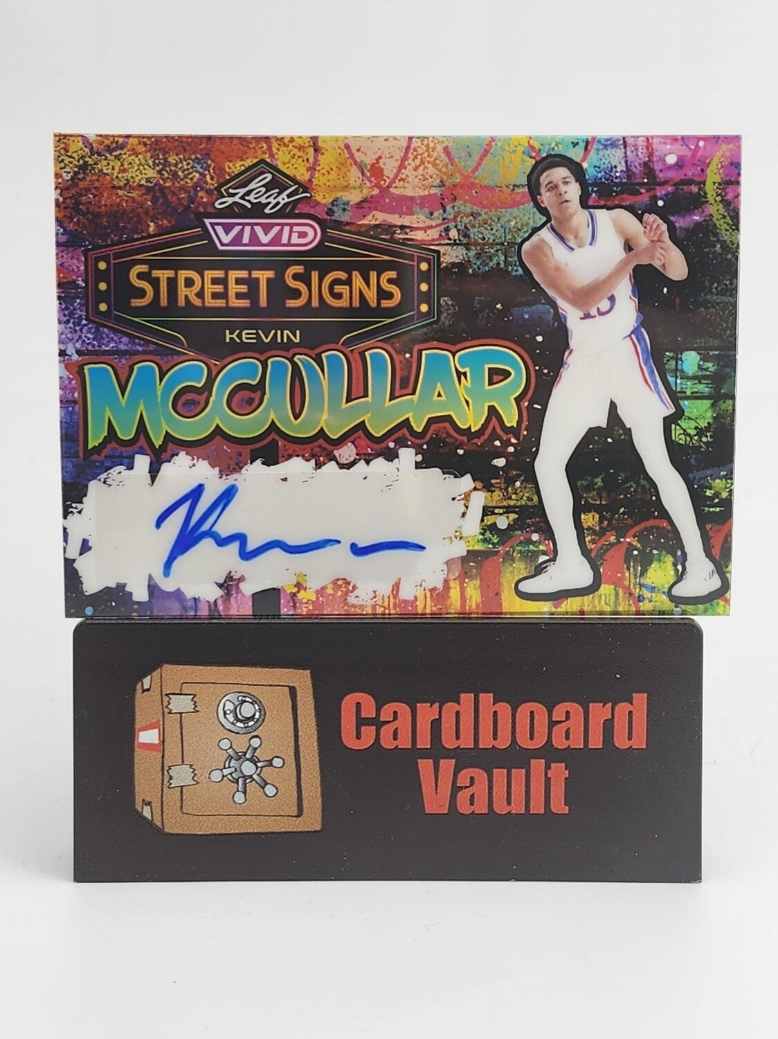 2023 Leaf Vivid Kevin McCullar Street Signs Autograph #SS-KMC 18/25