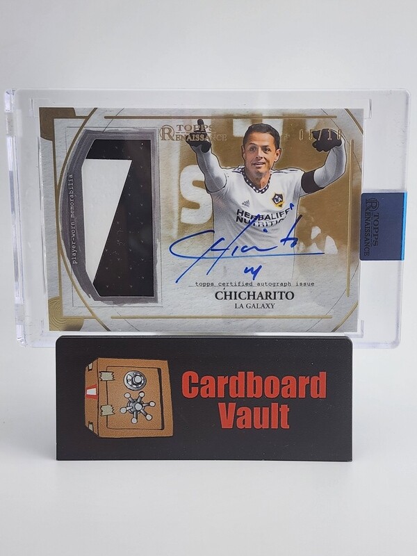2022 Topps MLS Renaissance Chicharito Autographed Relic Encased  # AR-C2 05/18