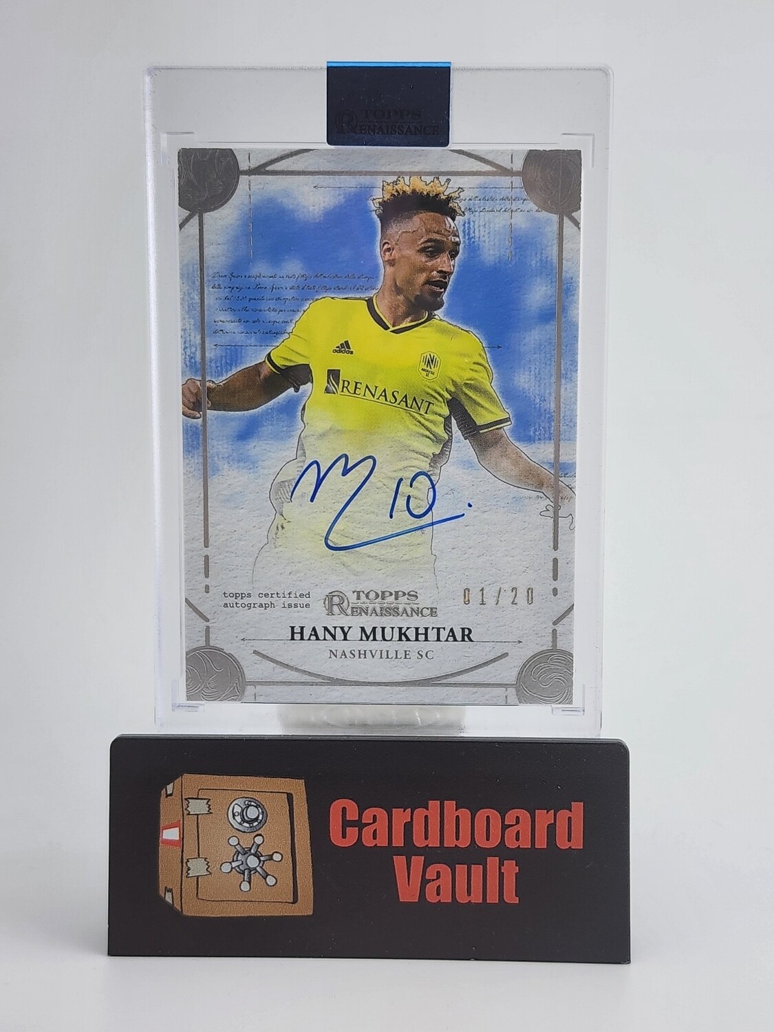 2022 Topps Renaissance Engravement Autograph Hany Mukhtar #EA-HM1  01/20