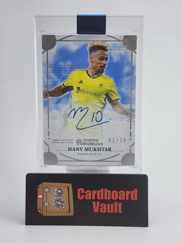 2022 Topps Renaissance Engravement Autograph Hany Mukhtar #EA-HM1  01/20
