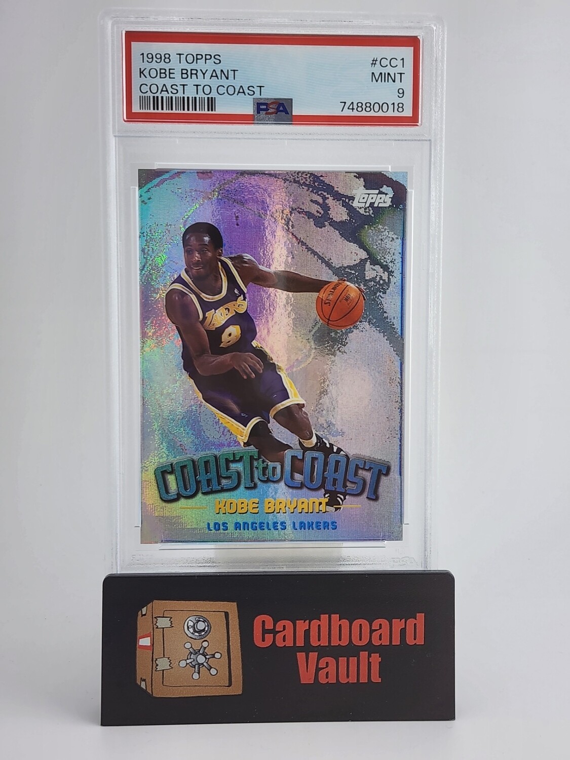 1998 Topps Kobe Bryant Coast To Coast #CC1 PSA 9