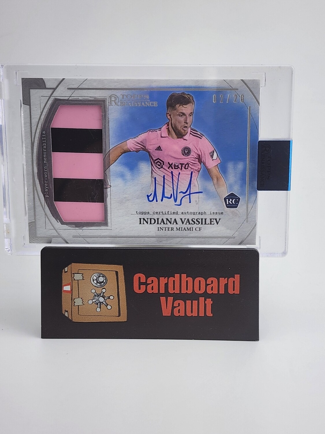 2022 Topps Renaissance Indiana Vassilev Autographed Relic #AR-IV1  02/20