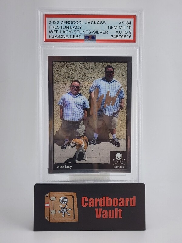 2022 Zerocool Jackass Wee Lacy Autograph  #S-34 PSA 10 Auto 8