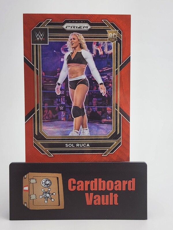 2023 Prizm WWE Sol Ruca #105 Red Wave