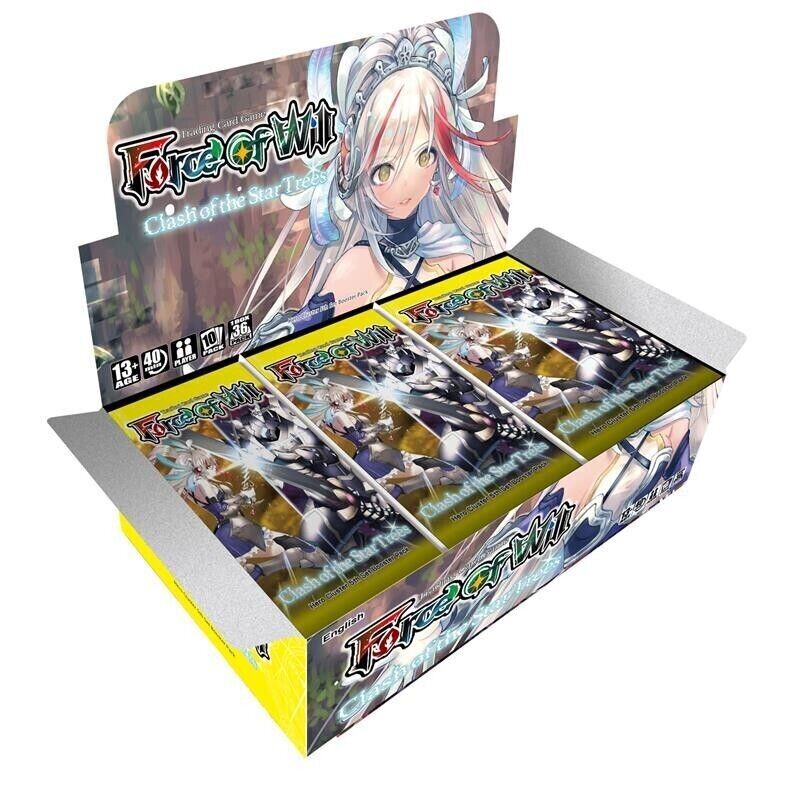 Force of Will: Clash of the Star Trees Booster Display