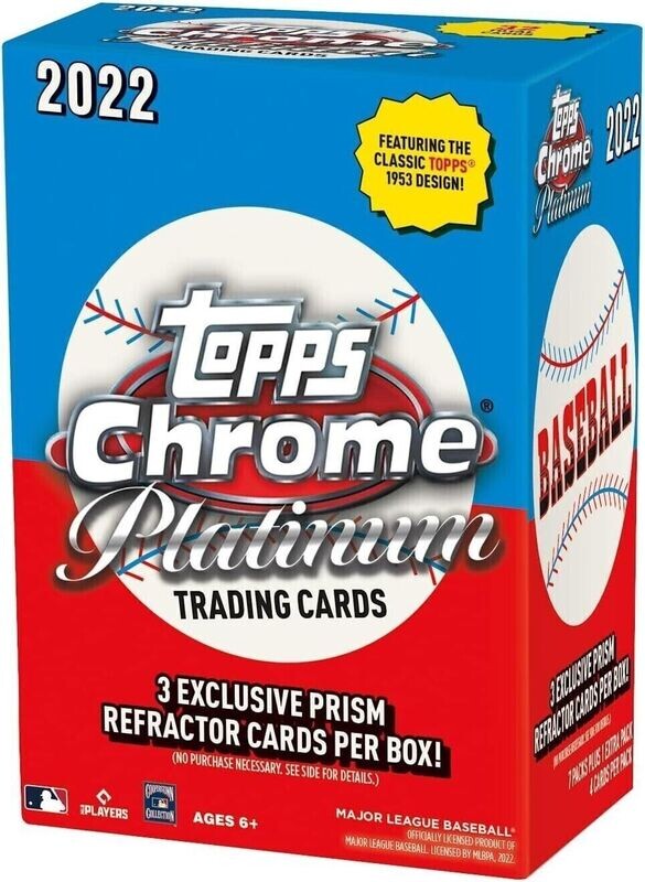 2022 Topps Chrome Platinum Anniversary Baseball Blaster Box
