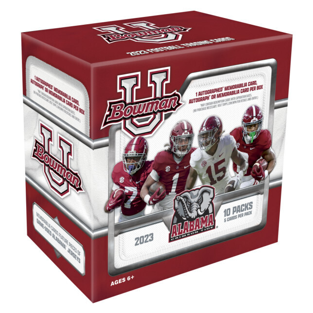 2023 Bowman University Alabama Football Hobby Box