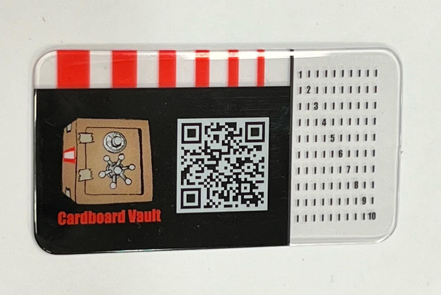 Cardboard Vault Card Centering Tool &amp; Toploader Thickness Guide