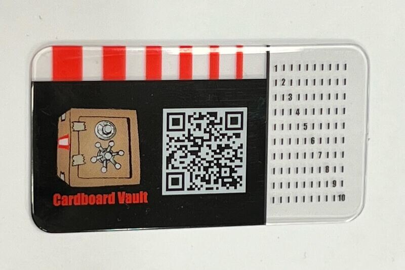 Cardboard Vault Card Centering Tool &amp; Toploader Thickness Guide