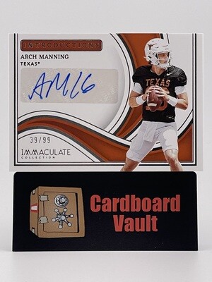 2023 Immaculate Collection Collegiate Arch Manning Introductions II-AMA 39/99