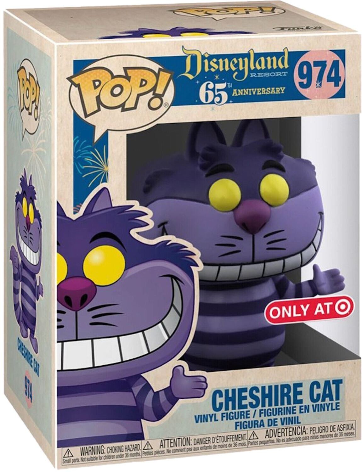 Disneyland Resort 65th Anniversary Cheshire Cat 974 Funko Pop!