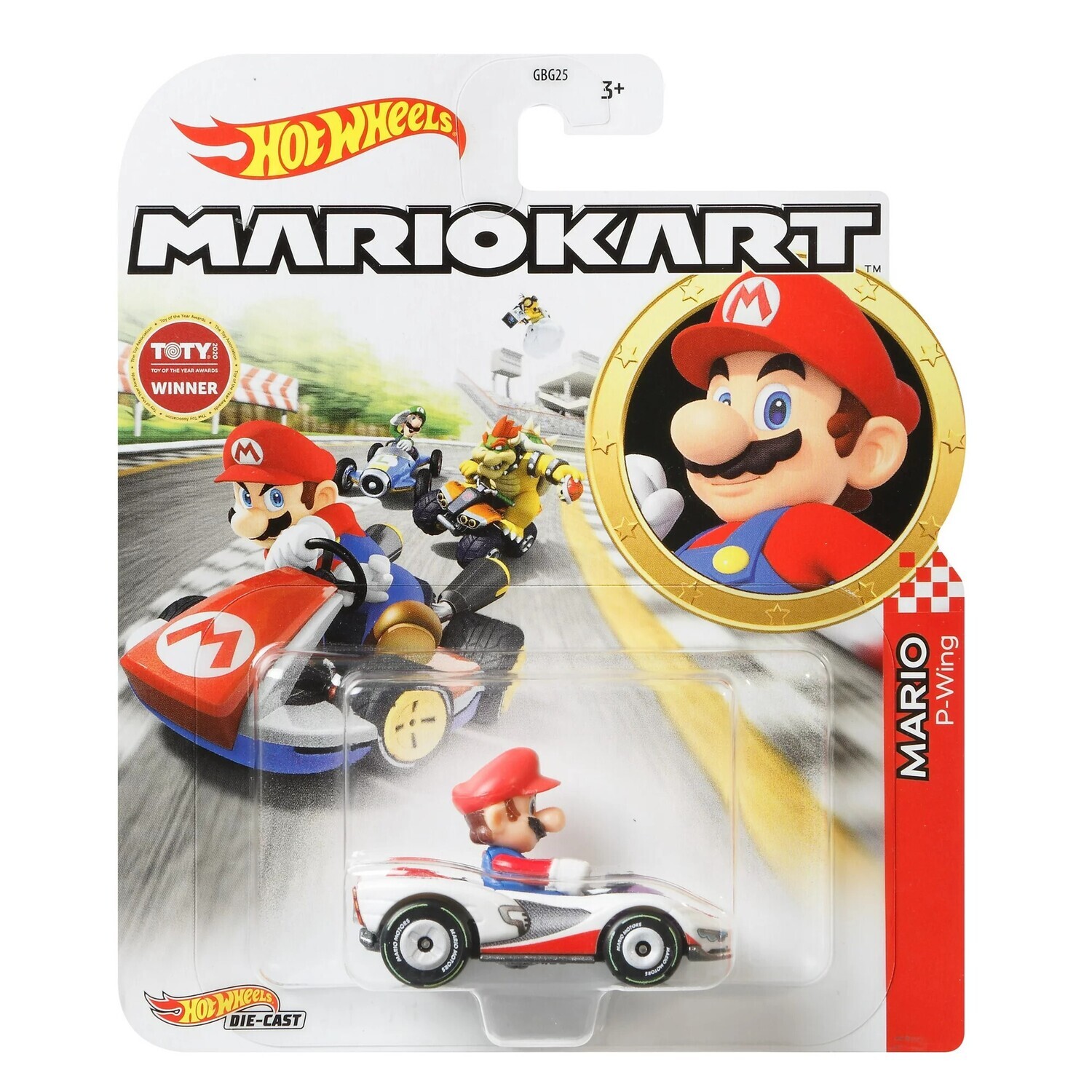 Hot Wheels Mariokart Mario P-Wing