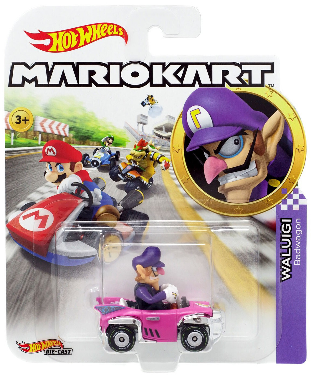 Hot Wheels Mario Kart Waluigi
