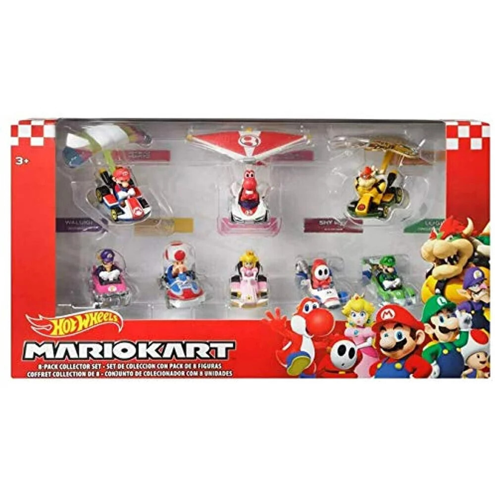 Hot Wheels Mariokart 8-Pack Collector set