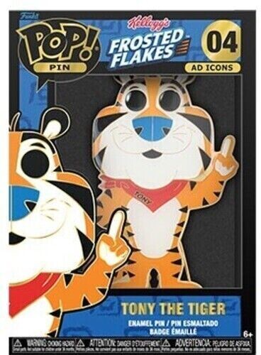 Funko Pop Pin Kellogg&#39;s Frosted Flakes Tony The Tiger No.04