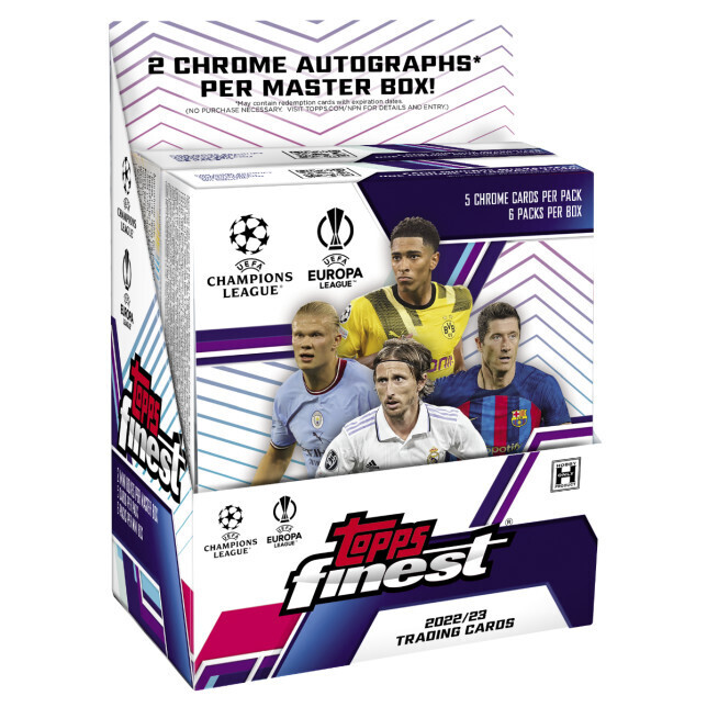 2022-23 Topps Finest UEFA Soccer Hobby Box