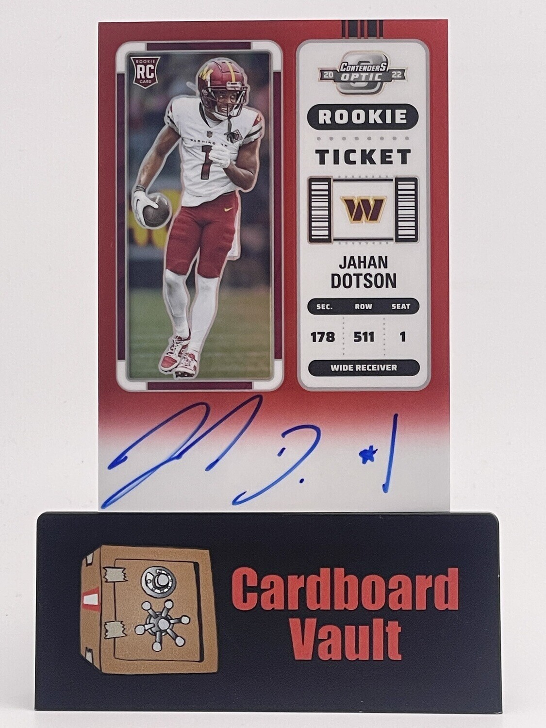 2022 Contenders Optic football Jahan Dotson 121 084/149