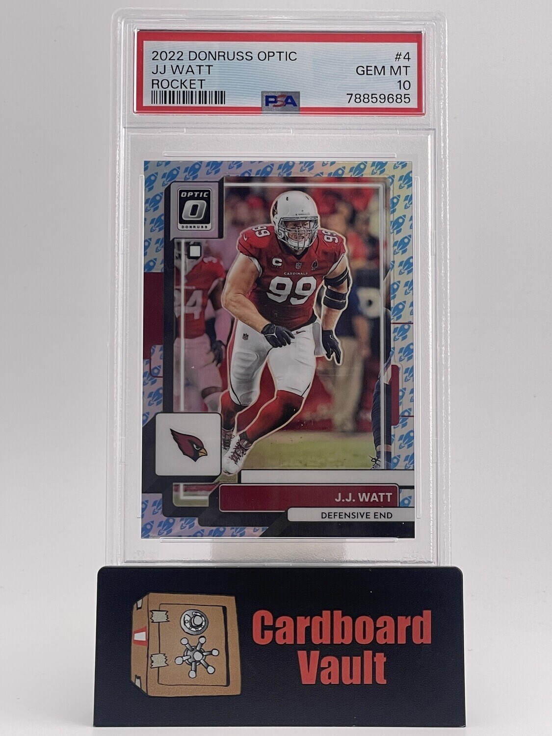 2022 Donruss Optic JJ Watt Rocket 4 PSA 10