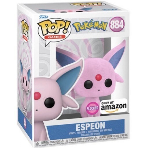 Pokemon Espeon Flocked 884 Funko Pop!