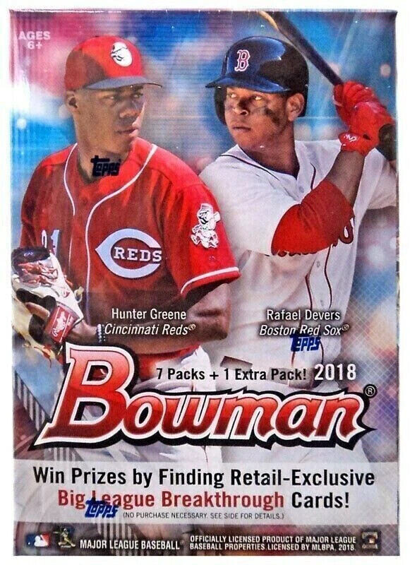 2018 Bowman Baseball Blaster Value Box
