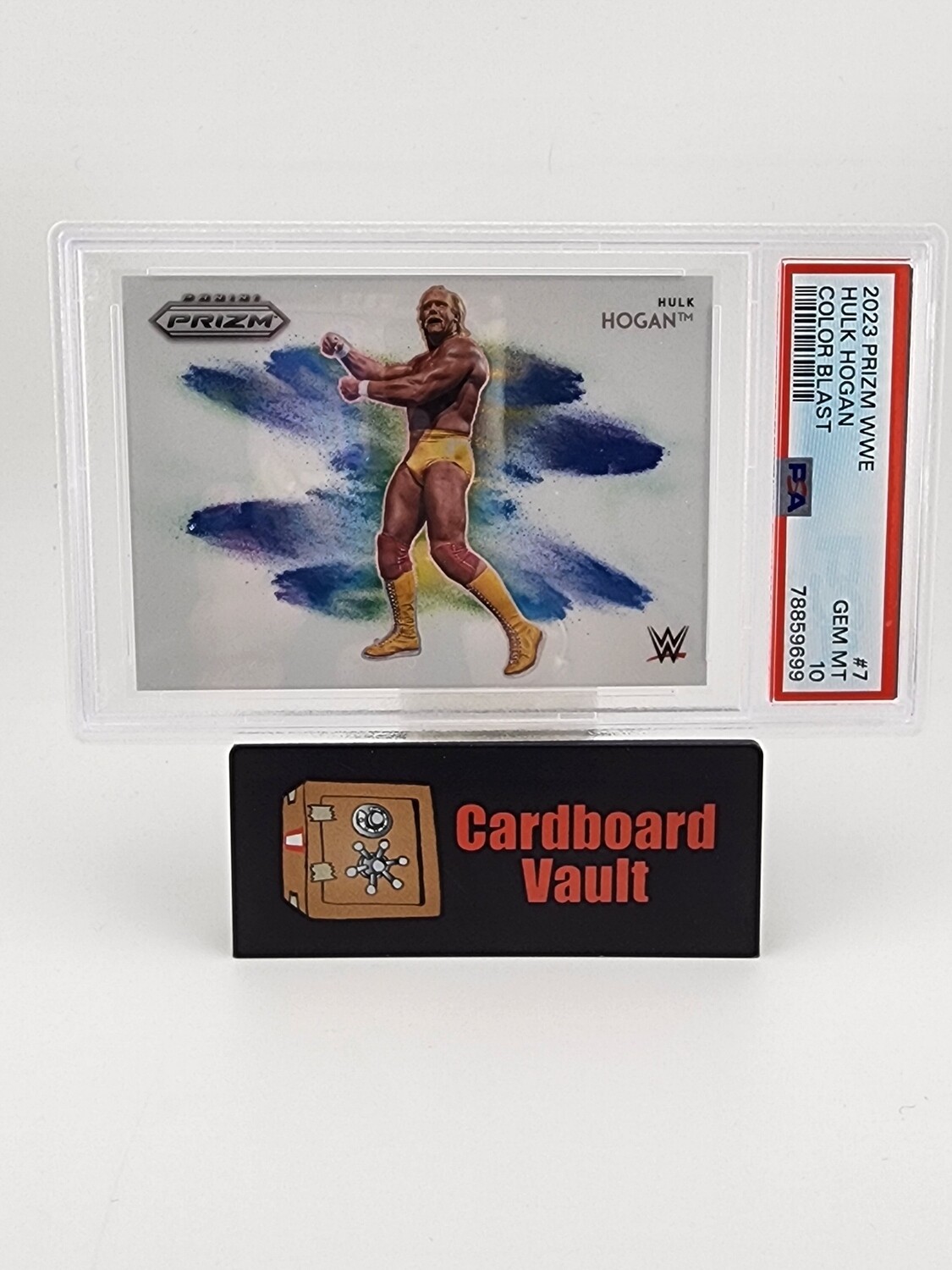 2023 Prizm WWE Hulk Hogan Color Blast #7 PSA 10  78859699