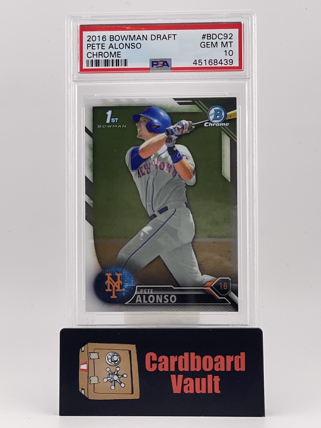 2016 Bowman Draft Pete Alonso Chrome BDC92 PSA 10 45168439