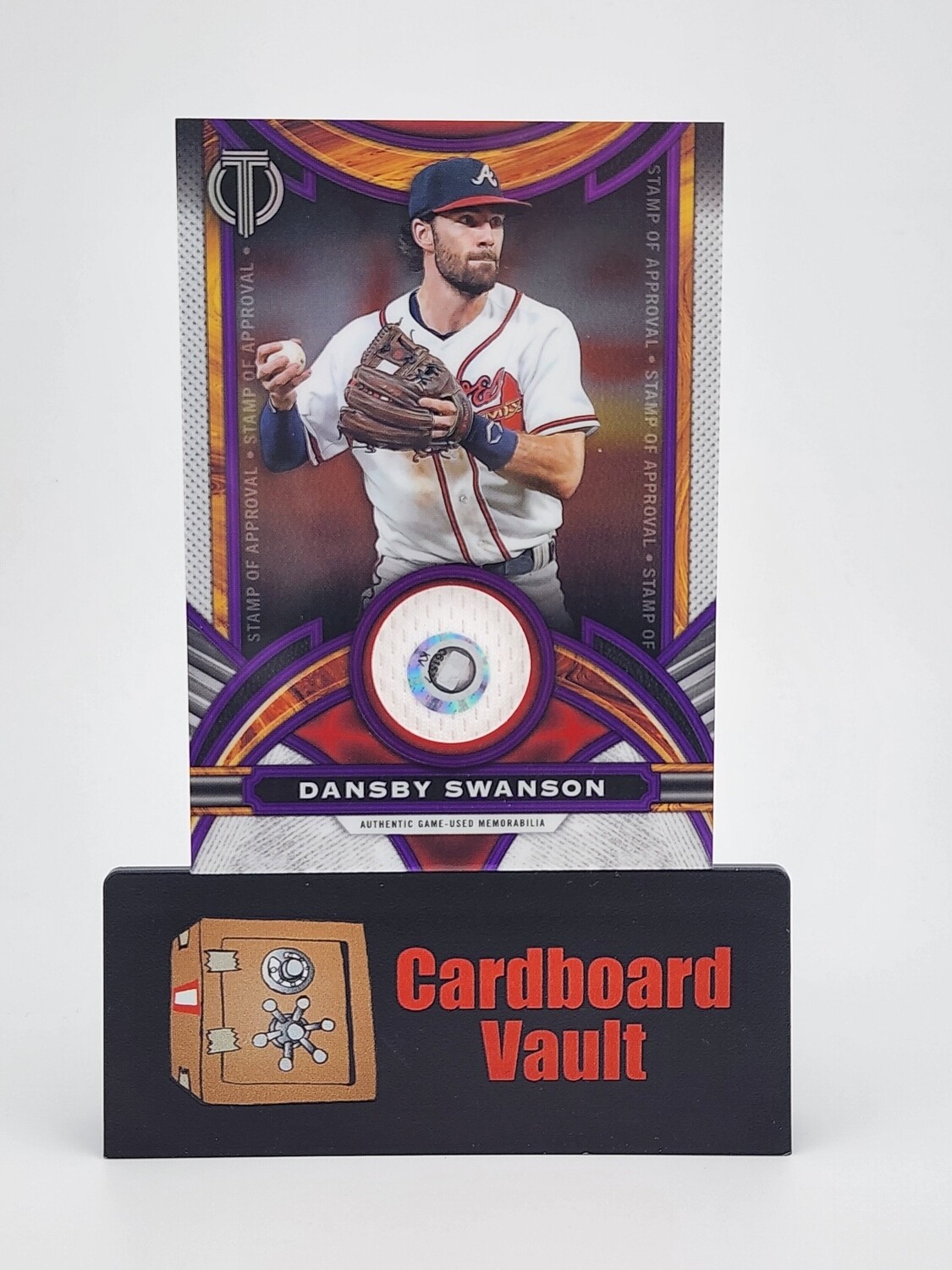 2023 Topps Tribute  Dansby Swanson Stamp Of Approval Relic #SOA-DS 06/50