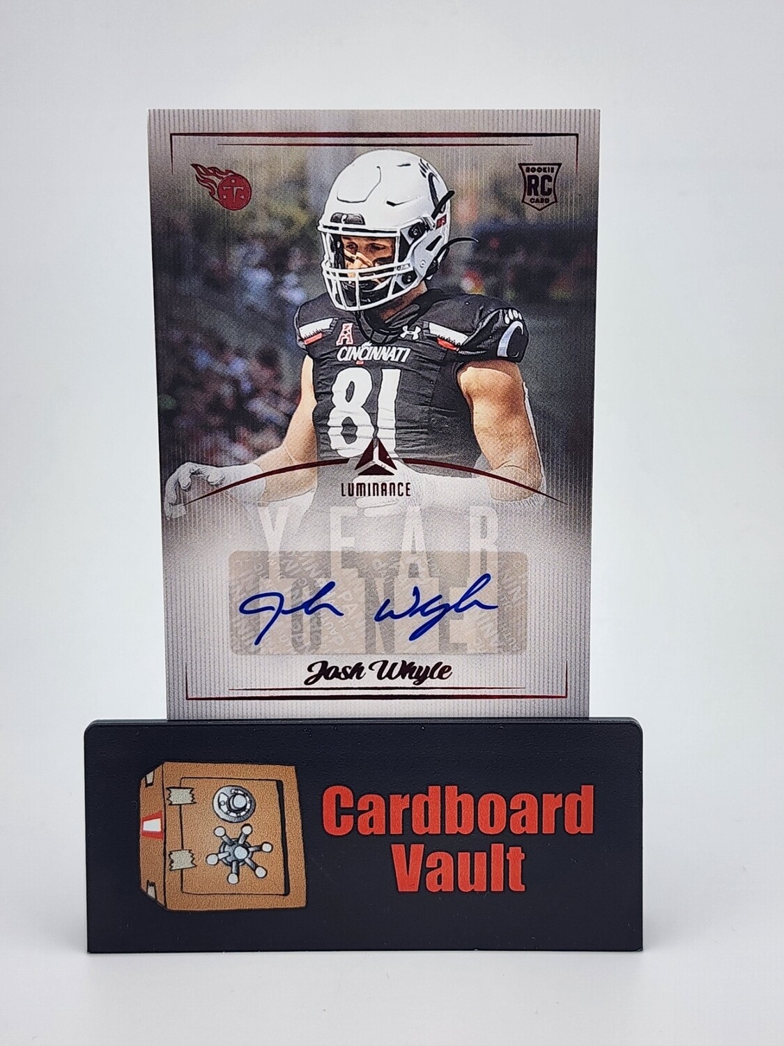 2023 Luminance Year One Josh Whyle Rookie Auto #Y1SJWH Red