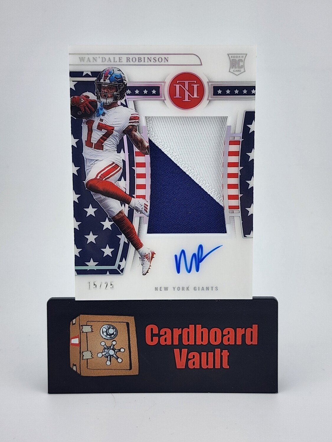 2022 National Treasures Stars And Stripes Wan&#39;Dale Robinson RPA #177 15/25