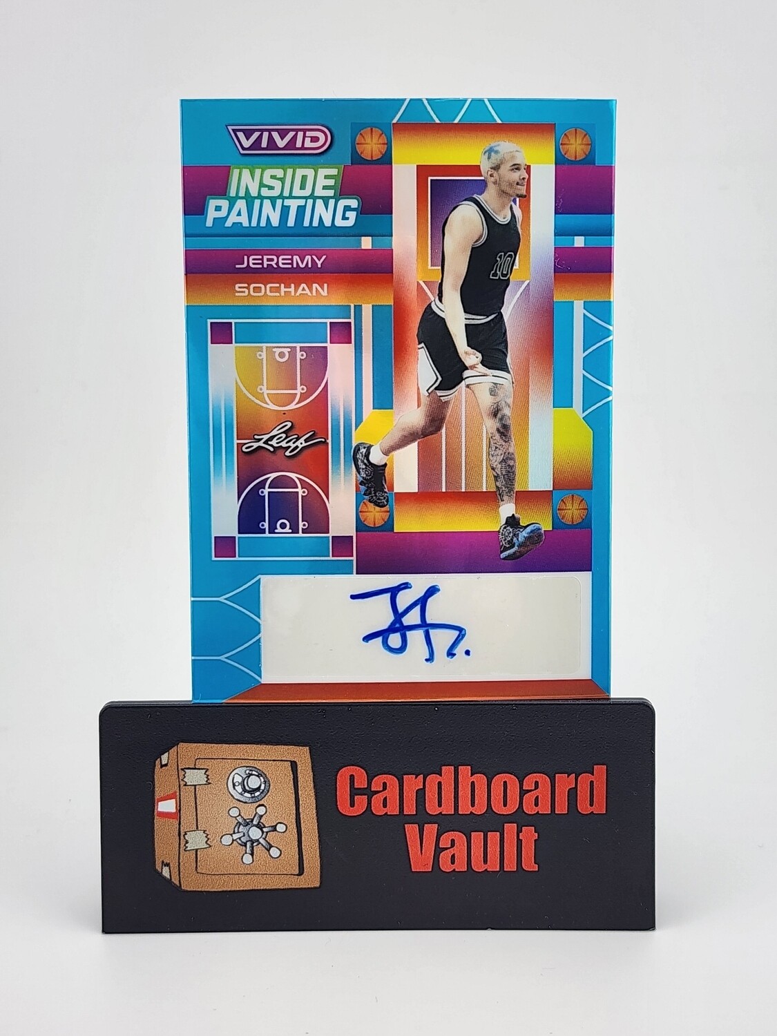 2023 Leaf Jeremy Sochan Inside Printing Autograph #IP-JS2 1/1