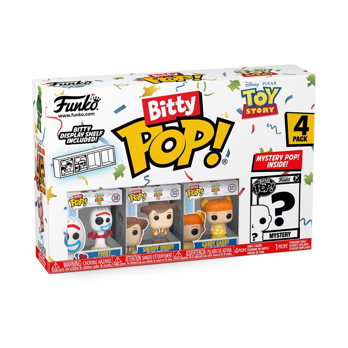 Toy Story Funko Bitty Pop! Forky/Sheriff Woody/Gabby Gabby