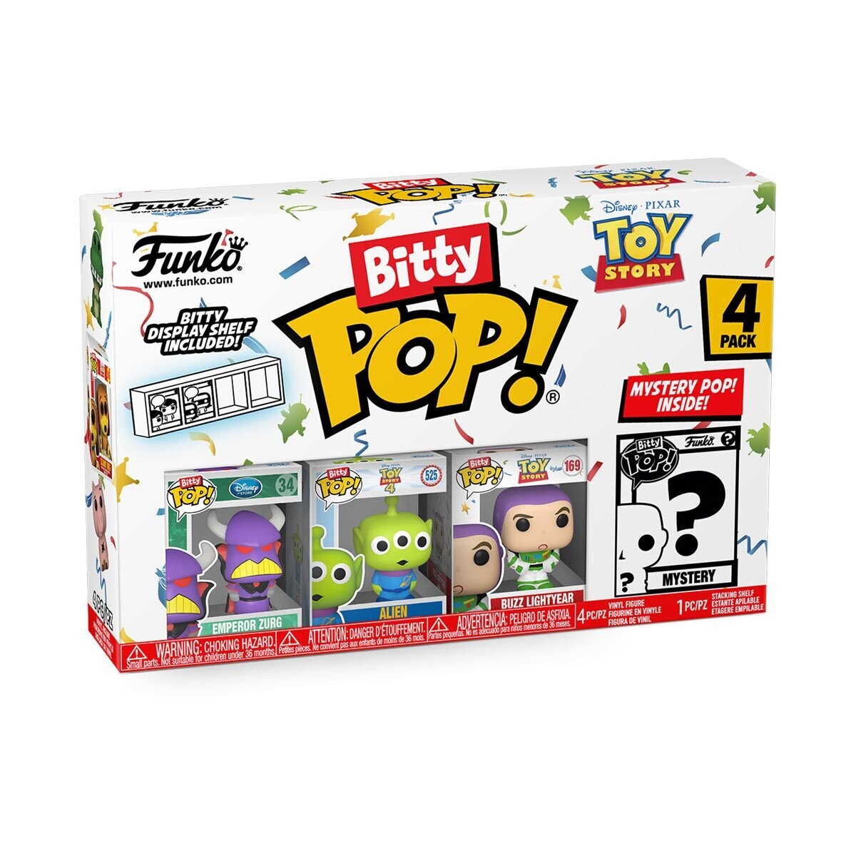 Toy Story Funko Bitty Pop! Emperor Zurg/Alien/Buzz Lightyear