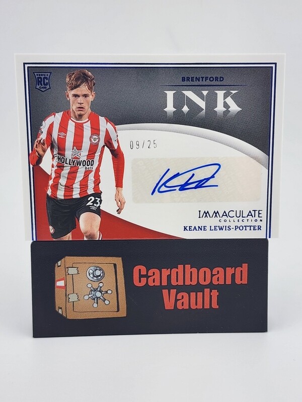 2022-23 Immaculate Ink Keane Lewis-Potter #IK-KLP 09/25